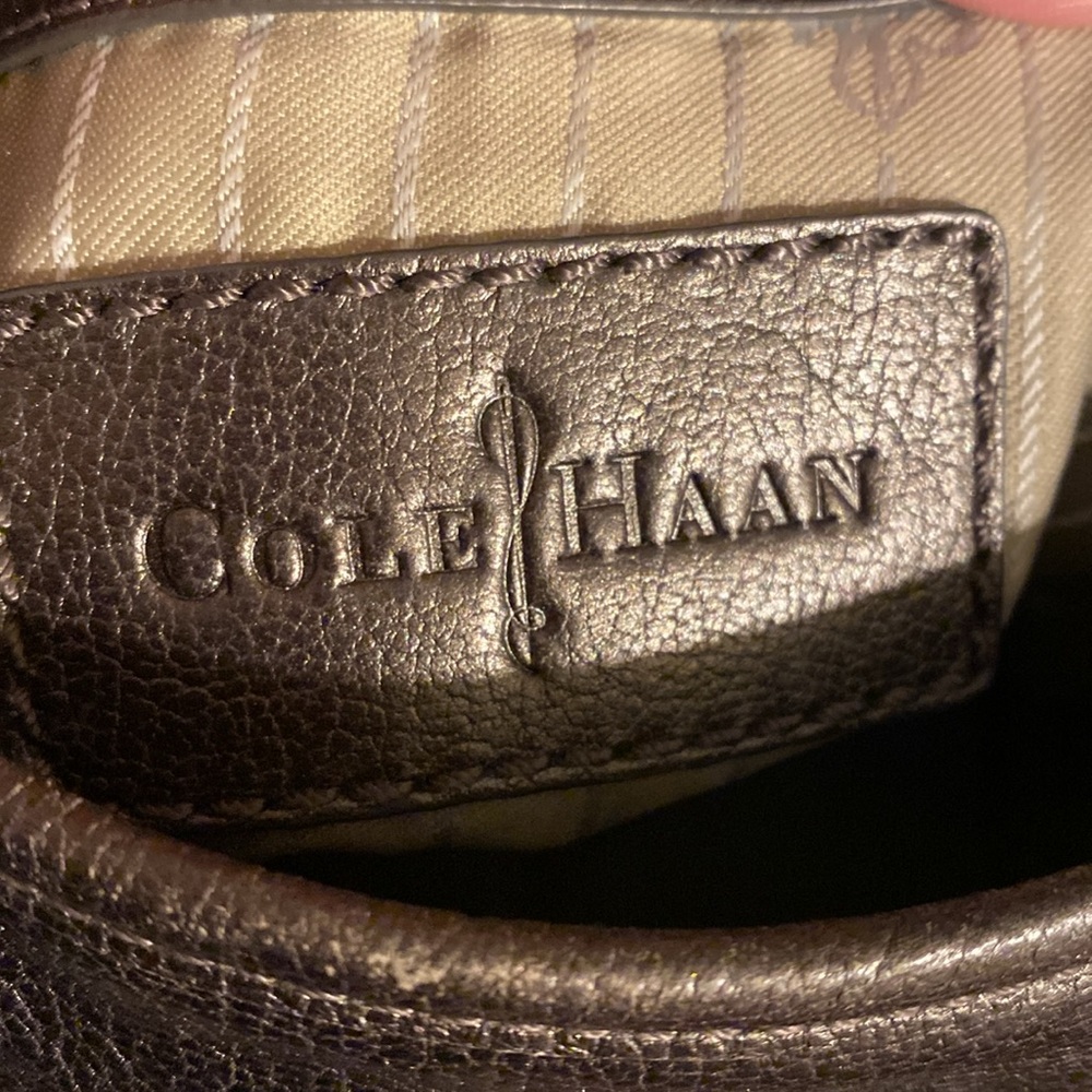 Pewter Leather Cole Haan hobo bag - Picture 7 of 7